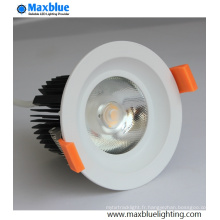 Hole 95 mm CREE COB LED plafonnier avec 10 lentille de 23 degrés